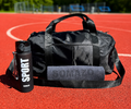 SOMAZO Sporttaschen Set Schwarz