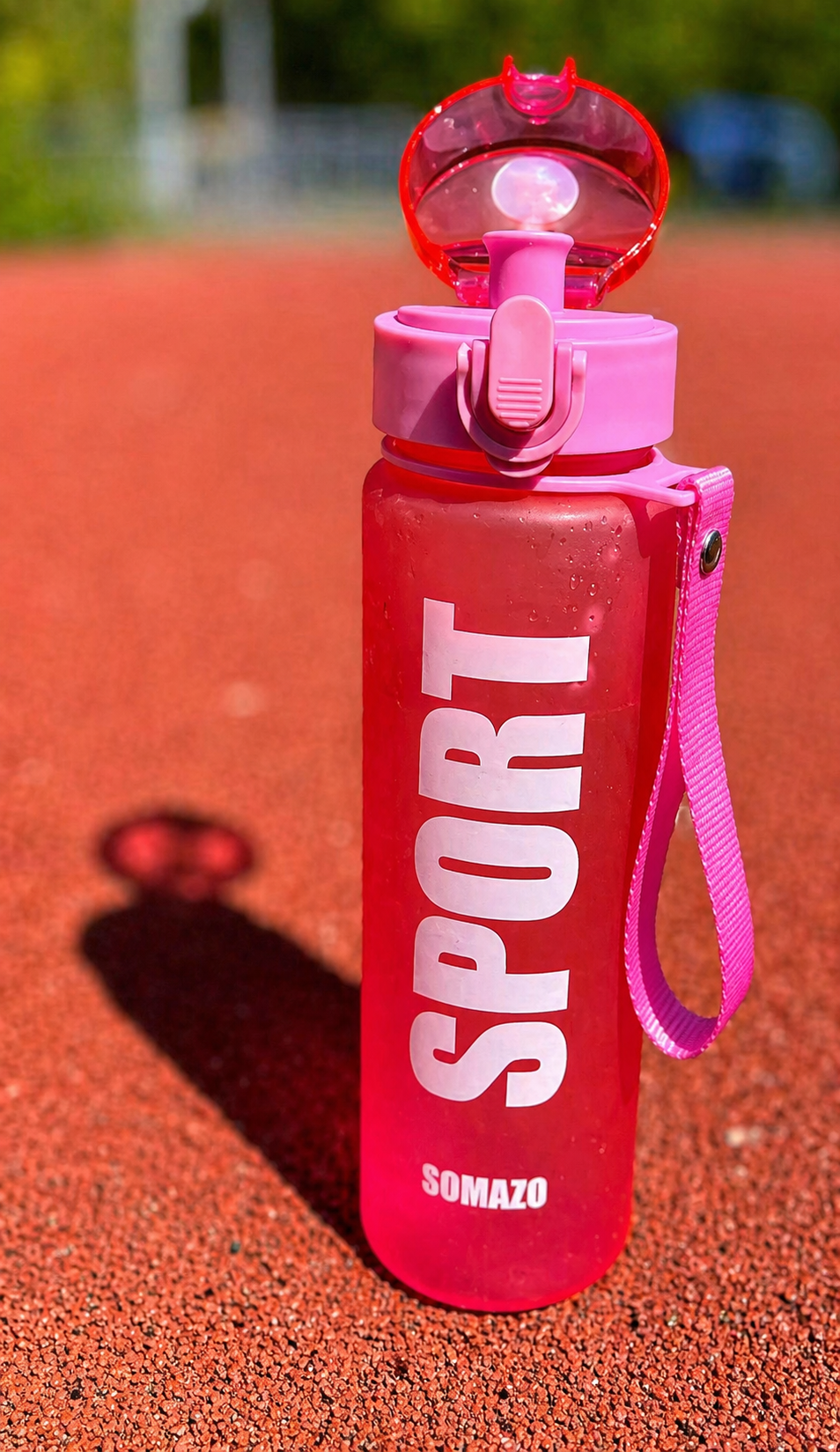 SOMAZO Trinkflasche Pink