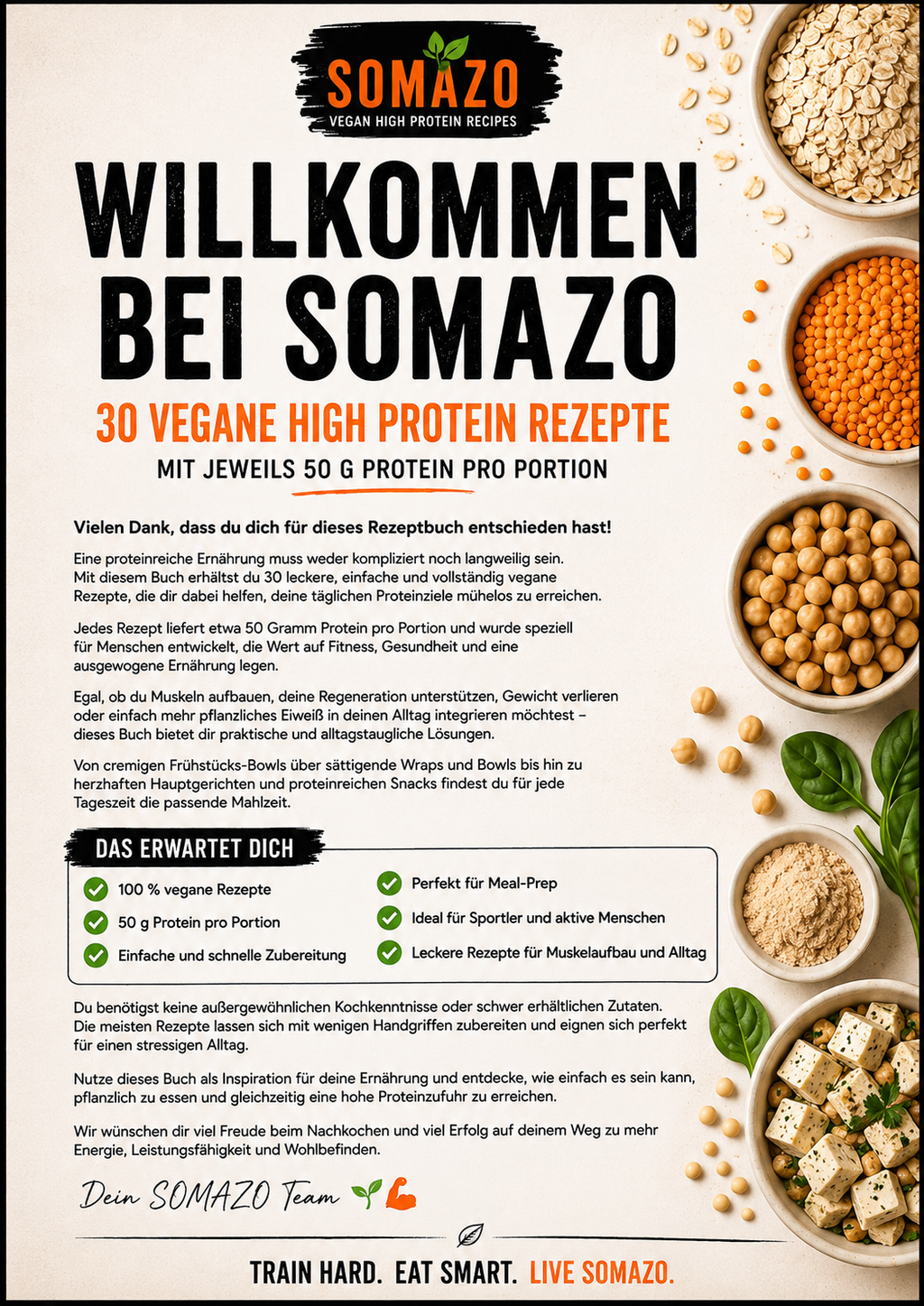 SOMAZO – 30 Vegane High Protein Rezepte
